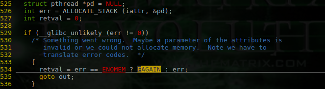 linux、pthread、qemu 的一次 pthread create 失败的分析