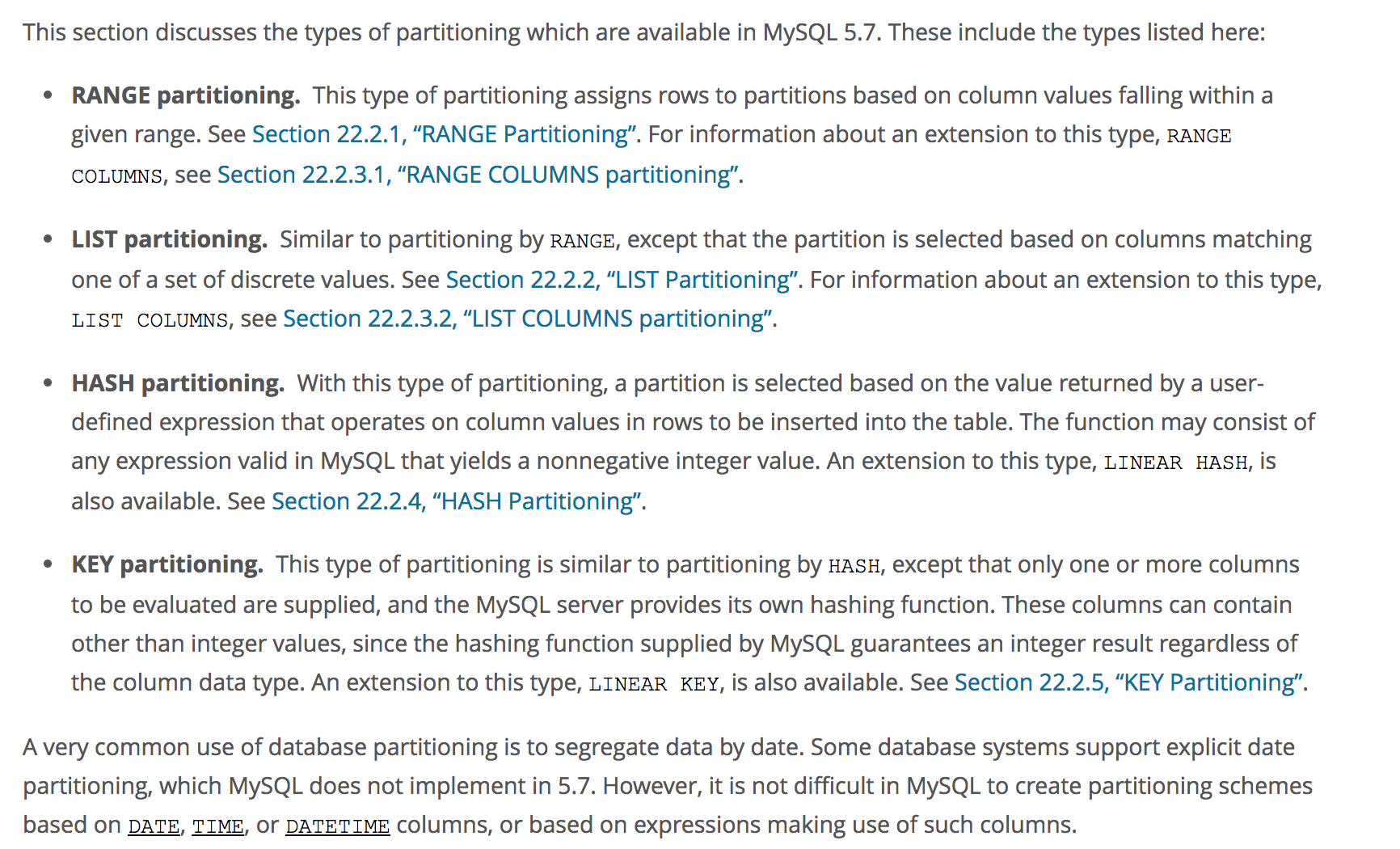 用好 mysql 分区表